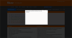 Desktop Screenshot of forum.bkav.com.vn