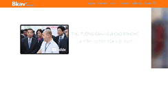 Desktop Screenshot of bkav.com.vn